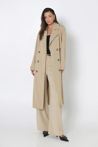 MADISON - MARISSA TRENCH COAT - CAMEL