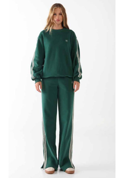 MADISON THE LABEL - AUGUST SWEATER - FOREST - - BENI TRACKPANT - FOREST - PERTH STOCKIST - AUSTRALIAN STOCKIST - WA STOCKIST - AUSTRALIA STOCKIST - AUS STOCKIST - PERTH BOUTIQUE - WA BOUTIQUE - AUS BOUTIQUE - AUSTRALIA BOUTIQUE 