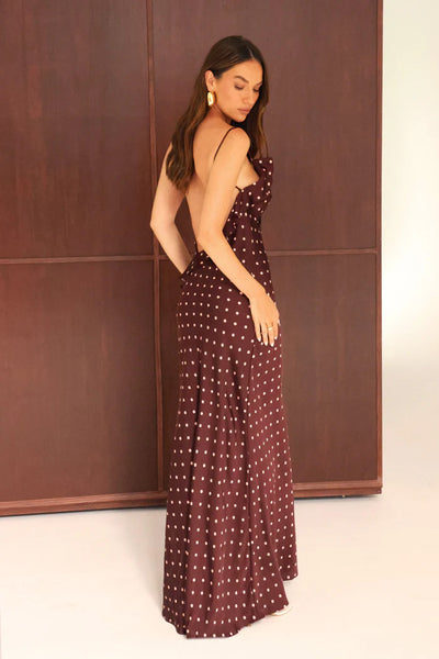 MADISON THE LABEL - IRVINE MAXI DRESS - SPOT - PERTH BOUTIQUE - AUSTRALIAN BOUTIQUE - WA BOUTIQUE - INTERNATIONAL SHIPPING - USA SHIPPING - PERTH STORES - PERTH STORE - AUSTRALIA - WA - WESTER AUSTRALIA - WOMENS FASHION - FASHION - CLOTHING - WA STOCKIST - PERTH STOCKIST - AUSTRALIAN STOCKIST - STOCKIST