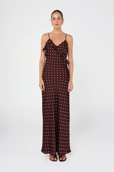 MADISON THE LABEL - IRVINE MAXI DRESS - SPOT - PERTH BOUTIQUE - AUSTRALIAN BOUTIQUE - WA BOUTIQUE - INTERNATIONAL SHIPPING - USA SHIPPING - PERTH STORES - PERTH STORE - AUSTRALIA - WA - WESTER AUSTRALIA - WOMENS FASHION - FASHION - CLOTHING - WA STOCKIST - PERTH STOCKIST - AUSTRALIAN STOCKIST - STOCKIST