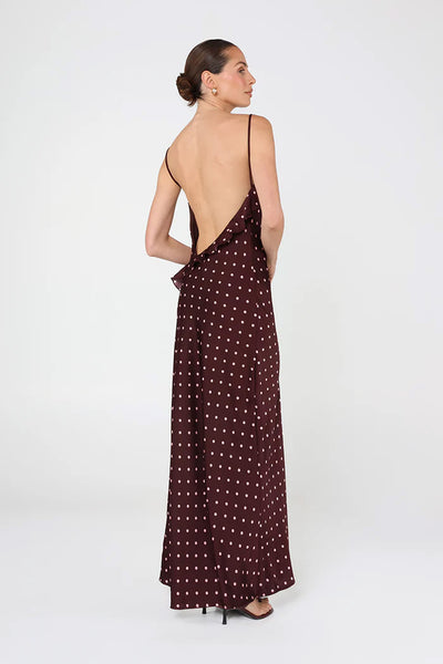 MADISON THE LABEL - IRVINE MAXI DRESS - SPOT - PERTH BOUTIQUE - AUSTRALIAN BOUTIQUE - WA BOUTIQUE - INTERNATIONAL SHIPPING - USA SHIPPING - PERTH STORES - PERTH STORE - AUSTRALIA - WA - WESTER AUSTRALIA - WOMENS FASHION - FASHION - CLOTHING - WA STOCKIST - PERTH STOCKIST - AUSTRALIAN STOCKIST - STOCKIST