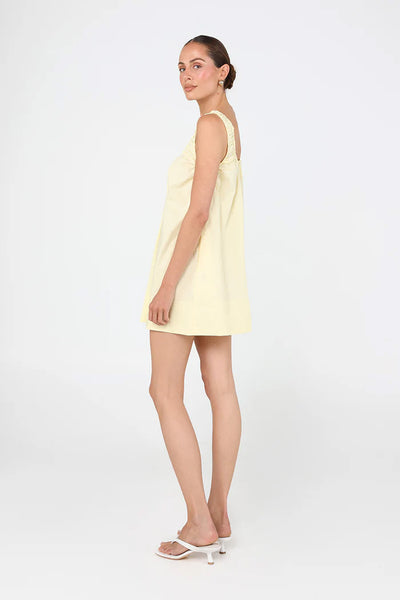 MADISON THE LABEL - JACEY MINI DRESS - LEMON - PERTH BOUTIQUE - AUSTRALIAN BOUTIQUE - WA BOUTIQUE - INTERNATIONAL SHIPPING - USA SHIPPING - PERTH STORES - PERTH STORE - AUSTRALIA - WA - WESTER AUSTRALIA - WOMENS FASHION - FASHION - CLOTHING - WA STOCKIST - PERTH STOCKIST - AUSTRALIAN STOCKIST - STOCKIST