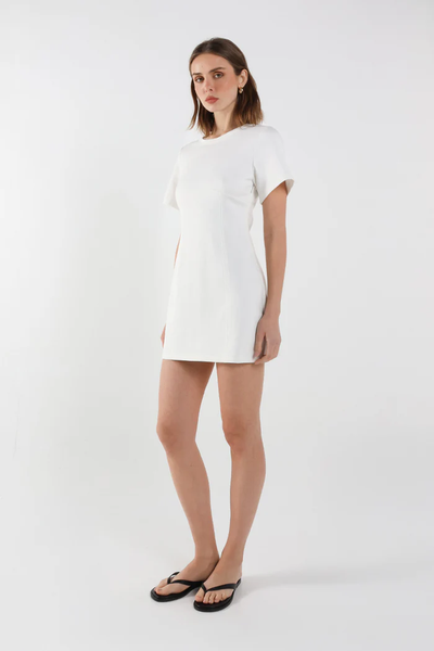 MADISON THE LABEL - MARIELLE MINI DRESS - WHITE - PERTH BOUTIQUE - AUSTRALIAN BOUTIQUE - WA BOUTIQUE - INTERNATIONAL SHIPPING - USA SHIPPING - PERTH STORES - PERTH STORE - AUSTRALIA - WA - WESTER AUSTRALIA - WOMENS FASHION - FASHION - CLOTHING - WA STOCKIST - PERTH STOCKIST - AUSTRALIAN STOCKIST - STOCKIST