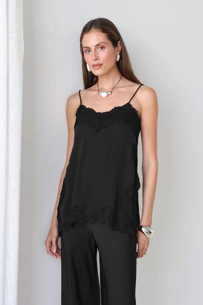 MADISON THE LABEL - MELA LACE TOP - BLACK - PERTH BOUTIQUE - AUSTRALIAN BOUTIQUE - WA BOUTIQUE - INTERNATIONAL SHIPPING - USA SHIPPING - PERTH STORES - PERTH STORE - AUSTRALIA - WA - WESTER AUSTRALIA - WOMENS FASHION - FASHION - CLOTHING - WA STOCKIST - PERTH STOCKIST - AUSTRALIAN STOCKIST - STOCKIST