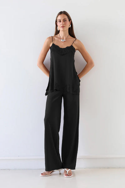 MADISON THE LABEL - MELA LACE TOP - BLACK - PERTH BOUTIQUE - AUSTRALIAN BOUTIQUE - WA BOUTIQUE - INTERNATIONAL SHIPPING - USA SHIPPING - PERTH STORES - PERTH STORE - AUSTRALIA - WA - WESTER AUSTRALIA - WOMENS FASHION - FASHION - CLOTHING - WA STOCKIST - PERTH STOCKIST - AUSTRALIAN STOCKIST - STOCKIST