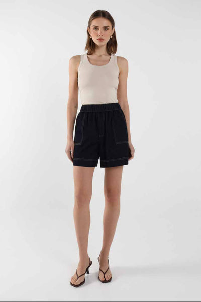MADISON THE LABEL - MIRA SHORTS - INDIGO