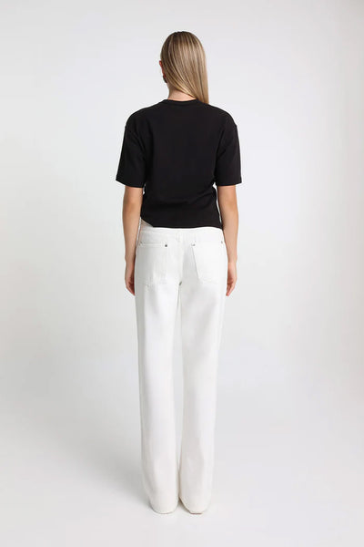 MADISON THE LABEL - ORIANA TEE - BLACK