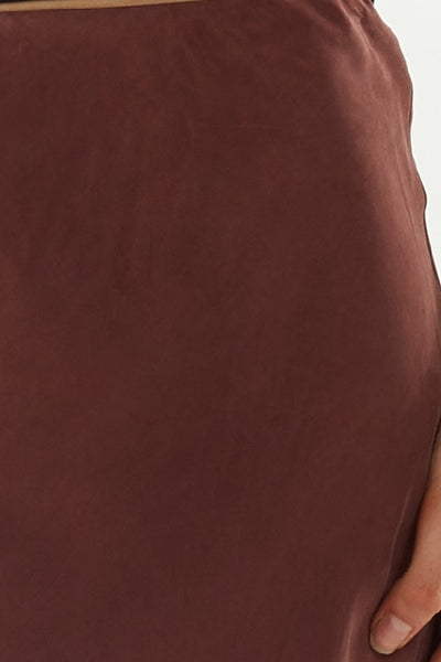 MADISON THE LABEL - RHEIA MAXI SKIRT - CHOCOLATE - PERTH BOUTIQUE - AUSTRALIAN BOUTIQUE - WA BOUTIQUE - INTERNATIONAL SHIPPING - USA SHIPPING - PERTH STORES - PERTH STORE - AUSTRALIA - WA - WESTER AUSTRALIA - WOMENS FASHION - FASHION - CLOTHING - WA STOCKIST - PERTH STOCKIST - AUSTRALIAN STOCKIST - STOCKIST