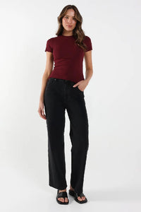 MADISON THE LABEL - TAMMY BABY TEE - SHIRAZ - PERTH BOUTIQUE - AUSTRALIAN BOUTIQUE - WA BOUTIQUE - INTERNATIONAL SHIPPING - USA SHIPPING - PERTH STORES - PERTH STORE - AUSTRALIA - WA - WESTER AUSTRALIA - WOMENS FASHION - FASHION - CLOTHING - WA STOCKIST - PERTH STOCKIST - AUSTRALIAN STOCKIST - STOCKIST
