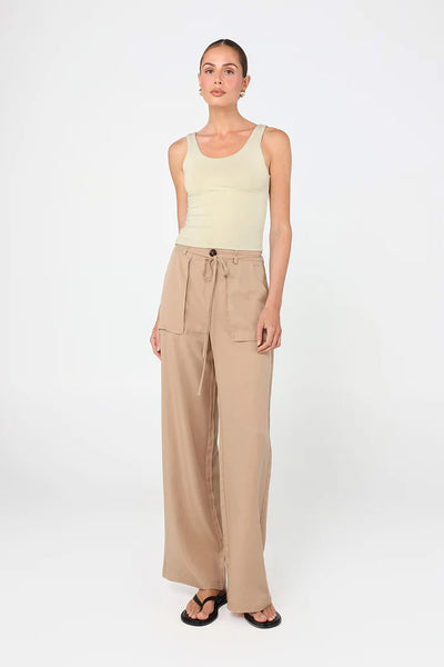 MADISON THE LABEL - LOTUS TANK - KHAKI