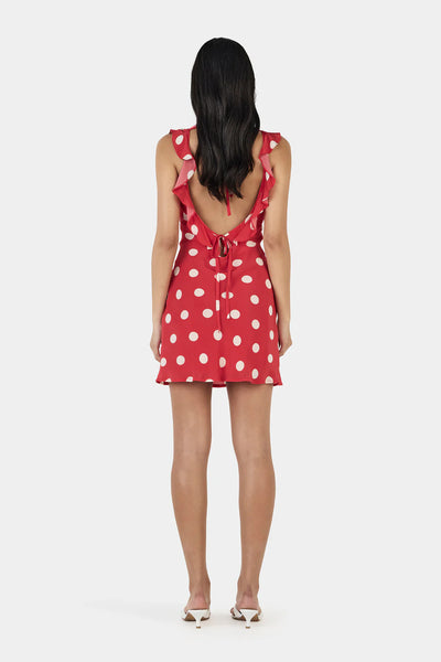 OWNLEY - CANDY MINI DRESS - RED POLKA - PERTH BOUTIQUE - AUSTRALIAN BOUTIQUE - WA BOUTIQUE - INTERNATIONAL SHIPPING - USA SHIPPING - PERTH STORES - PERTH STORE - AUSTRALIA - WA - WESTER AUSTRALIA - WOMENS FASHION - FASHION - CLOTHING - WA STOCKIST - PERTH STOCKIST - AUSTRALIAN STOCKIST - STOCKIST