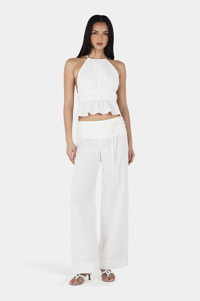OWNLEY - CASEY PANT - IVORY