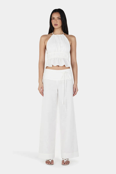 OWNLEY - CASEY PANT - IVORY