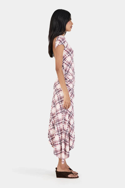 OWNLEY - FARRAH MIDI SKIRT - BERRY PLAID - PERTH BOUTIQUE - AUSTRALIAN BOUTIQUE - WA BOUTIQUE - INTERNATIONAL SHIPPING - USA SHIPPING - PERTH STORES - PERTH STORE - AUSTRALIA - WA - WESTER AUSTRALIA - WOMENS FASHION - FASHION - CLOTHING - WA STOCKIST - PERTH STOCKIST - AUSTRALIAN STOCKIST - STOCKIST