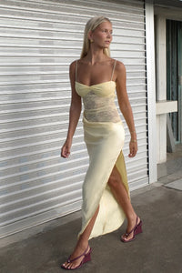 OWNLEY - LOLA LACE MIDI DRESS - BUTTER - PERTH STOCKIST - AUSTRALIAN STOCKIST - WA STOCKIST - AUSTRALIA STOCKIST - AUS STOCKIST - PERTH BOUTIQUE - WA BOUTIQUE - AUS BOUTIQUE - AUSTRALIA BOUTIQUE 