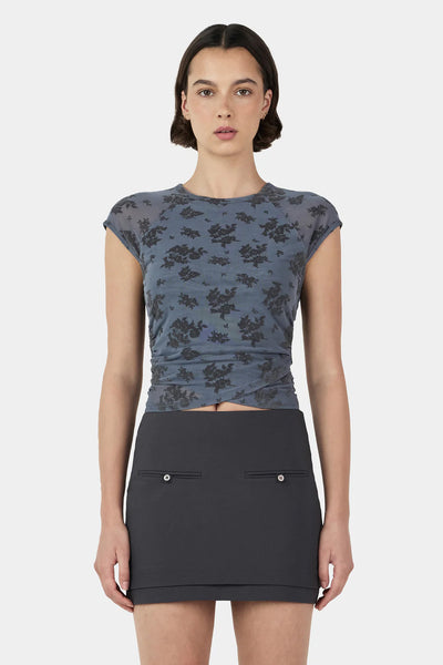 OWNLEY - MARTHA BABY TEE - STORMY - PERTH BOUTIQUE - AUSTRALIAN BOUTIQUE - WA BOUTIQUE - INTERNATIONAL SHIPPING - USA SHIPPING - PERTH STORES - PERTH STORE - AUSTRALIA - WA - WESTER AUSTRALIA - WOMENS FASHION - FASHION - CLOTHING - WA STOCKIST - PERTH STOCKIST - AUSTRALIAN STOCKIST - STOCKIST