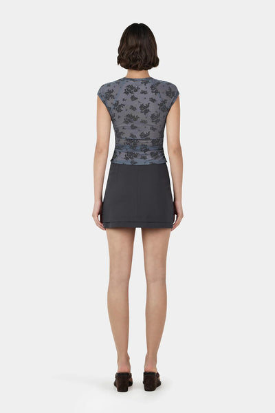 OWNLEY - MARTHA BABY TEE - STORMY - PERTH BOUTIQUE - AUSTRALIAN BOUTIQUE - WA BOUTIQUE - INTERNATIONAL SHIPPING - USA SHIPPING - PERTH STORES - PERTH STORE - AUSTRALIA - WA - WESTER AUSTRALIA - WOMENS FASHION - FASHION - CLOTHING - WA STOCKIST - PERTH STOCKIST - AUSTRALIAN STOCKIST - STOCKIST