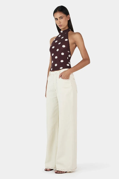 OWNLEY - NOLA HALTER TOP - PINOT POLKA - PERTH BOUTIQUE - AUSTRALIAN BOUTIQUE - WA BOUTIQUE - INTERNATIONAL SHIPPING - USA SHIPPING - PERTH STORES - PERTH STORE - AUSTRALIA - WA - WESTER AUSTRALIA - WOMENS FASHION - FASHION - CLOTHING - WA STOCKIST - PERTH STOCKIST - AUSTRALIAN STOCKIST - STOCKIST