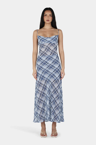 OWNLEY - NOSTALGIA DRESS - SKY PLAID - PERTH BOUTIQUE - AUSTRALIAN BOUTIQUE - WA BOUTIQUE - INTERNATIONAL SHIPPING - USA SHIPPING - PERTH STORES - PERTH STORE - AUSTRALIA - WA - WESTER AUSTRALIA - WOMENS FASHION - FASHION - CLOTHING - WA STOCKIST - PERTH STOCKIST - AUSTRALIAN STOCKIST - STOCKIST