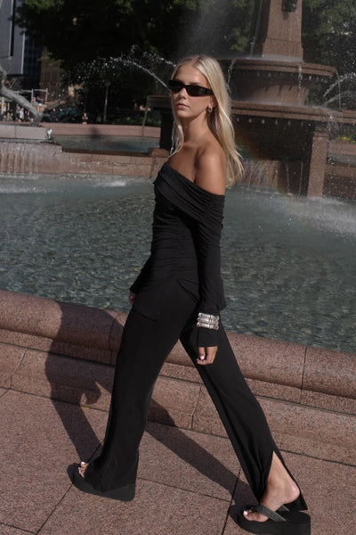OWNLEY - SOMA PANT - BLACK - PERTH STOCKIST - AUSTRALIAN STOCKIST - WA STOCKIST - AUSTRALIA STOCKIST - AUS STOCKIST - PERTH BOUTIQUE - WA BOUTIQUE - AUS BOUTIQUE - AUSTRALIA BOUTIQUE