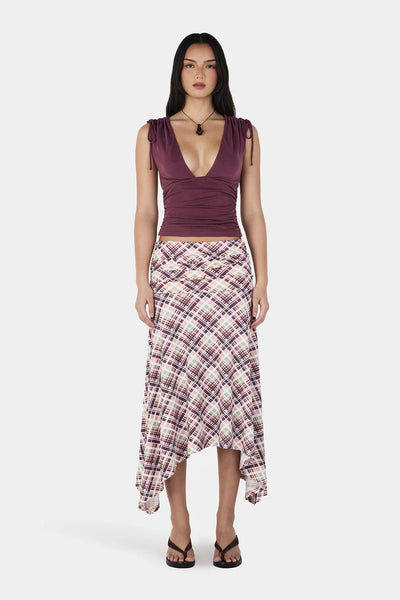 OWNLEY - VALENCIA TOP - PLUM - PERTH BOUTIQUE - AUSTRALIAN BOUTIQUE - WA BOUTIQUE - INTERNATIONAL SHIPPING - USA SHIPPING - PERTH STORES - PERTH STORE - AUSTRALIA - WA - WESTER AUSTRALIA - WOMENS FASHION - FASHION - CLOTHING - WA STOCKIST - PERTH STOCKIST - AUSTRALIAN STOCKIST - STOCKIST