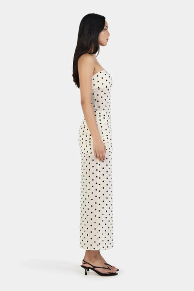 OWNLEY - VANESSA MAXI DRESS - CREAM POLKA - PERTH BOUTIQUE - AUSTRALIAN BOUTIQUE - WA BOUTIQUE - INTERNATIONAL SHIPPING - USA SHIPPING - PERTH STORES - PERTH STORE - AUSTRALIA - WA - WESTER AUSTRALIA - WOMENS FASHION - FASHION - CLOTHING - WA STOCKIST - PERTH STOCKIST - AUSTRALIAN STOCKIST - STOCKIST
