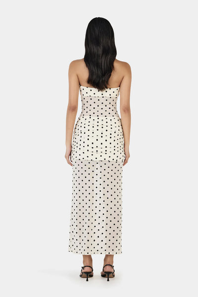 OWNLEY - VANESSA MAXI DRESS - CREAM POLKA - PERTH BOUTIQUE - AUSTRALIAN BOUTIQUE - WA BOUTIQUE - INTERNATIONAL SHIPPING - USA SHIPPING - PERTH STORES - PERTH STORE - AUSTRALIA - WA - WESTER AUSTRALIA - WOMENS FASHION - FASHION - CLOTHING - WA STOCKIST - PERTH STOCKIST - AUSTRALIAN STOCKIST - STOCKIST