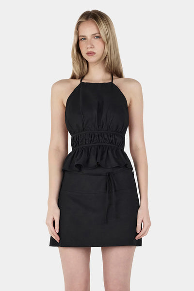 OWNLEY - ZURI HALTER TOP - BLACK - PERTH BOUTIQUE - AUSTRALIAN BOUTIQUE - WA BOUTIQUE - INTERNATIONAL SHIPPING - USA SHIPPING - PERTH STORES - PERTH STORE - AUSTRALIA - WA - WESTER AUSTRALIA - WOMENS FASHION - FASHION - CLOTHING - WA STOCKIST - PERTH STOCKIST - AUSTRALIAN STOCKIST - STOCKIST