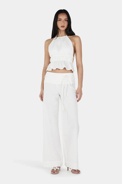 OWNLEY - ZURI HALTER TOP - IVORY - PERTH BOUTIQUE - AUSTRALIAN BOUTIQUE - WA BOUTIQUE - INTERNATIONAL SHIPPING - USA SHIPPING - PERTH STORES - PERTH STORE - AUSTRALIA - WA - WESTER AUSTRALIA - WOMENS FASHION - FASHION - CLOTHING - WA STOCKIST - PERTH STOCKIST - AUSTRALIAN STOCKIST - STOCKIST