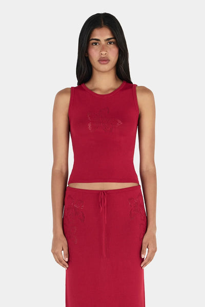 SHOP OWNLEY INKA TOP IN LIPSTICK ONLINE