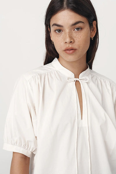 ROWIE - PIPER ORGANIC BLOUSE - CREME - PERTH BOUTIQUE - AUSTRALIAN BOUTIQUE - WA BOUTIQUE - INTERNATIONAL SHIPPING - USA SHIPPING - PERTH STORES - PERTH STORE - AUSTRALIA - WA - WESTER AUSTRALIA - WOMENS FASHION - FASHION - CLOTHING - WA STOCKIST - PERTH STOCKIST - AUSTRALIAN STOCKIST - STOCKIST