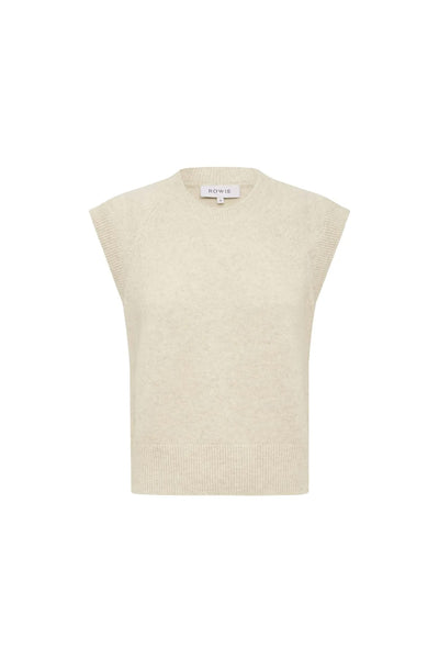 ROWIE - QUINN MERINO KNIT VEST - OAT MARLE - PERTH BOUTIQUE - AUSTRALIAN BOUTIQUE - WA BOUTIQUE - INTERNATIONAL SHIPPING - USA SHIPPING - PERTH STORES - PERTH STORE - AUSTRALIA - WA - WESTER AUSTRALIA - WOMENS FASHION - FASHION - CLOTHING - WA STOCKIST - PERTH STOCKIST - AUSTRALIAN STOCKIST - STOCKIST

