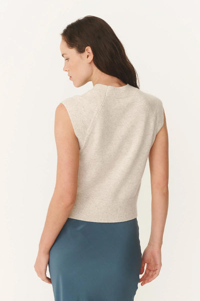 ROWIE - QUINN MERINO KNIT VEST - OAT MARLE - PERTH BOUTIQUE - AUSTRALIAN BOUTIQUE - WA BOUTIQUE - INTERNATIONAL SHIPPING - USA SHIPPING - PERTH STORES - PERTH STORE - AUSTRALIA - WA - WESTER AUSTRALIA - WOMENS FASHION - FASHION - CLOTHING - WA STOCKIST - PERTH STOCKIST - AUSTRALIAN STOCKIST - STOCKIST
