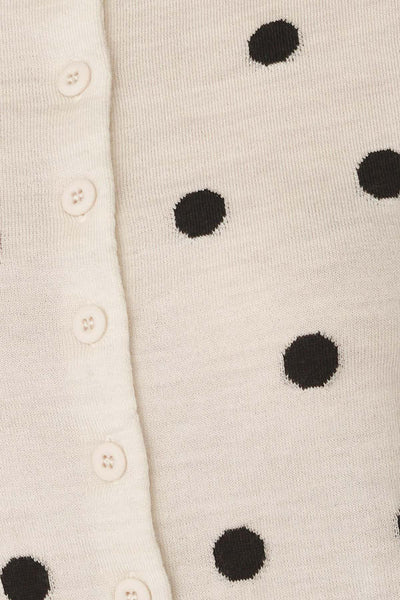 ROWIE - SANDRA MERINO KNIT TOP - BONE / ESPRESSO SPOT - PERTH BOUTIQUE - AUSTRALIAN BOUTIQUE - WA BOUTIQUE - INTERNATIONAL SHIPPING - USA SHIPPING - PERTH STORES - PERTH STORE - AUSTRALIA - WA - WESTER AUSTRALIA - WOMENS FASHION - FASHION - CLOTHING - WA STOCKIST - PERTH STOCKIST - AUSTRALIAN STOCKIST - STOCKIST