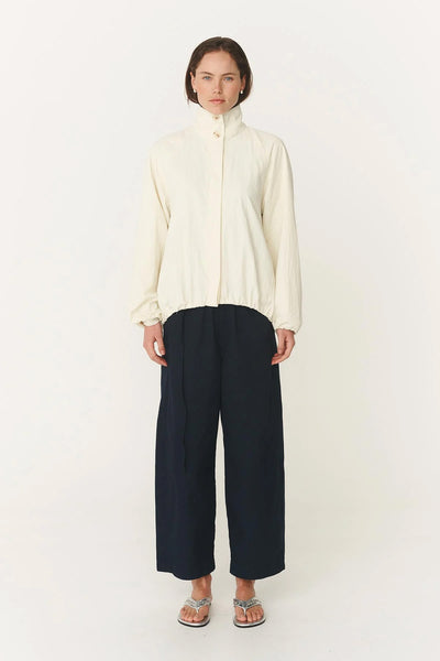 ROWIE - SOREN FUNNEL NECK BOMBER JACKET - VANILLA CREME - PERTH BOUTIQUE - AUSTRALIAN BOUTIQUE - WA BOUTIQUE - INTERNATIONAL SHIPPING - USA SHIPPING - PERTH STORES - PERTH STORE - AUSTRALIA - WA - WESTER AUSTRALIA - WOMENS FASHION - FASHION - CLOTHING - WA STOCKIST - PERTH STOCKIST - AUSTRALIAN STOCKIST - STOCKIST