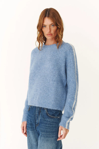 SHOP ROWIE LANA KNIT JUMPER IN SKY ONLINE