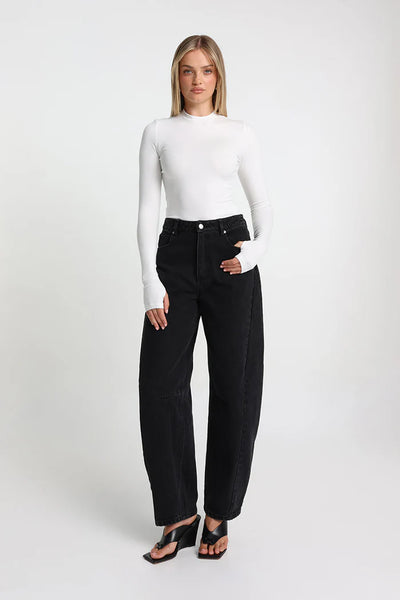 SHOP MADISON THE LABEL RUMI TOP IN WHITE ONLINE