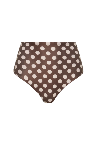 FAITHFULL THE BRAND -ALFONSO BIKINI BOTTOM - CIOCCOLATO DOT
