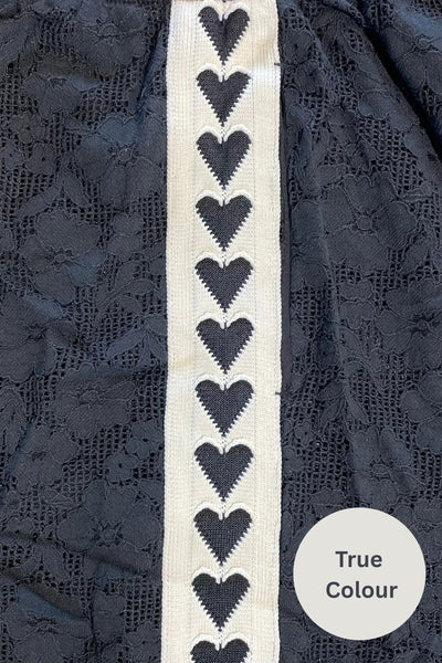 SABBI - RAVING HEARTS LACE PANTS - BLACK - PERTH BOUTIQUE - AUSTRALIAN BOUTIQUE - WA BOUTIQUE - INTERNATIONAL SHIPPING - USA SHIPPING - PERTH STORES - PERTH STORE - AUSTRALIA - WA - WESTER AUSTRALIA - WOMENS FASHION - FASHION - CLOTHING - WA STOCKIST - PERTH STOCKIST - AUSTRALIAN STOCKIST - STOCKIST