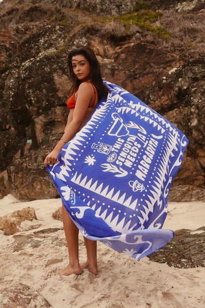 SABBI - SARONG - BLUE MARGARITA