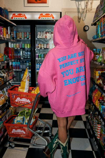 SABBI - SELF LOVE CLUB HOODIE - PINK - PERTH BOUTIQUE - AUSTRALIAN BOUTIQUE - WA BOUTIQUE - INTERNATIONAL SHIPPING - USA SHIPPING - PERTH STORES - PERTH STORE - AUSTRALIA - WA - WESTER AUSTRALIA - WOMENS FASHION - FASHION - CLOTHING - WA STOCKIST - PERTH STOCKIST - AUSTRALIAN STOCKIST - STOCKIST