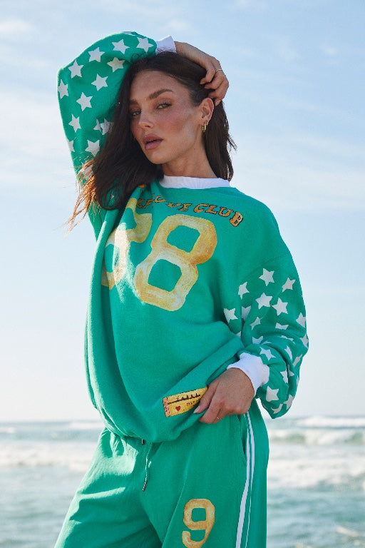 SABBI - THE DIEGO JUMPER YOU CUTE - GREEN - PERTH STOCKIST - AUSTRALIAN STOCKIST - WA STOCKIST - AUSTRALIA STOCKIST - AUS STOCKIST - PERTH BOUTIQUE - WA BOUTIQUE - AUS BOUTIQUE - AUSTRALIA BOUTIQUE 