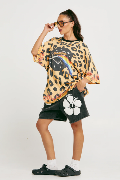 SABBI - THE VERY OVERSIZED 67 TEE - LEOPARD - PERTH BOUTIQUE - AUSTRALIAN BOUTIQUE - WA BOUTIQUE - INTERNATIONAL SHIPPING - USA SHIPPING - PERTH STORES - PERTH STORE - AUSTRALIA - WA - WESTER AUSTRALIA - WOMENS FASHION - FASHION - CLOTHING - WA STOCKIST - PERTH STOCKIST - AUSTRALIAN STOCKIST - STOCKIST