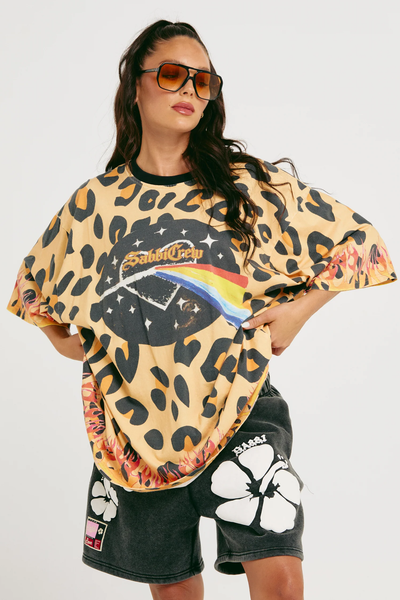 SABBI - THE VERY OVERSIZED 67 TEE - LEOPARD - PERTH BOUTIQUE - AUSTRALIAN BOUTIQUE - WA BOUTIQUE - INTERNATIONAL SHIPPING - USA SHIPPING - PERTH STORES - PERTH STORE - AUSTRALIA - WA - WESTER AUSTRALIA - WOMENS FASHION - FASHION - CLOTHING - WA STOCKIST - PERTH STOCKIST - AUSTRALIAN STOCKIST - STOCKIST