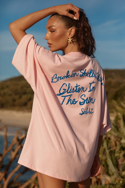 SABBI - THE VERY OVERSIZED SHELL TITTY TEE - LIGHT PINK - PERTH BOUTIQUE - AUSTRALIAN BOUTIQUE - WA BOUTIQUE - INTERNATIONAL SHIPPING - USA SHIPPING - PERTH STORES - PERTH STORE - AUSTRALIA - WA - WESTER AUSTRALIA - WOMENS FASHION - FASHION - CLOTHING - WA STOCKIST - PERTH STOCKIST - AUSTRALIAN STOCKIST - STOCKIST