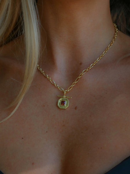 AVANT STUDIO - CLEO NECKLACE - GARNET - PERTH BOUTIQUE - AUSTRALIAN BOUTIQUE - WA BOUTIQUE - INTERNATIONAL SHIPPING - USA SHIPPING - PERTH STORES - PERTH STORE - AUSTRALIA - WA - WESTER AUSTRALIA - WOMENS FASHION - FASHION - CLOTHING - JEWELLERY - INSTORE - CLICK AND COLLECT - EXPRESS SHIPPING - LOCAL - WA STOCKIST - PERTH STOCKIST - AUSTRALIAN STOCKIST - STOCKIST