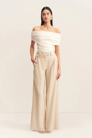 SHONA JOY - BEAU OFF SHOULDER - IVORY - PERTH STOCKIST - AUSTRALIAN STOCKIST - WA STOCKIST - AUSTRALIA STOCKIST - AUS STOCKIST - PERTH BOUTIQUE - WA BOUTIQUE - AUS BOUTIQUE - AUSTRALIA BOUTIQUE 