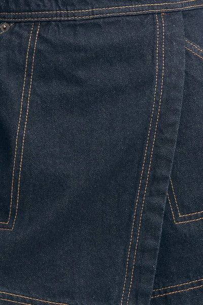 SHONA JOY - RITA WRAP DETAIL SKORT - DEEP INDIGO - PERTH BOUTIQUE - AUSTRALIAN BOUTIQUE - WA BOUTIQUE - INTERNATIONAL SHIPPING - USA SHIPPING - PERTH STORES - PERTH STORE - AUSTRALIA - WA - WESTER AUSTRALIA - WOMENS FASHION - FASHION - CLOTHING - WA STOCKIST - PERTH STOCKIST - AUSTRALIAN STOCKIST - STOCKIST
