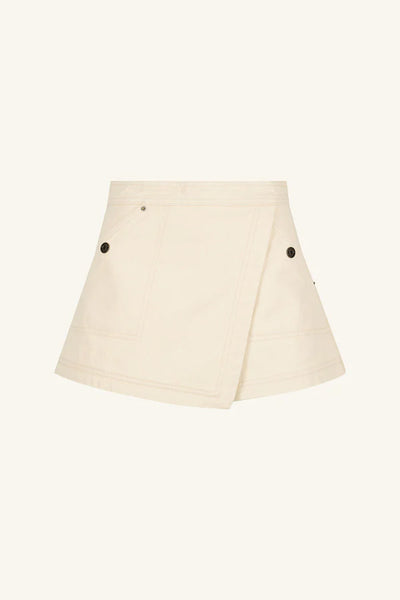 SHONA JOY - SIERRA WRAP DETAIL SKORT - CREAM - PERTH BOUTIQUE - AUSTRALIAN BOUTIQUE - WA BOUTIQUE - INTERNATIONAL SHIPPING - USA SHIPPING - PERTH STORES - PERTH STORE - AUSTRALIA - WA - WESTER AUSTRALIA - WOMENS FASHION - FASHION - CLOTHING - WA STOCKIST - PERTH STOCKIST - AUSTRALIAN STOCKIST - STOCKIST