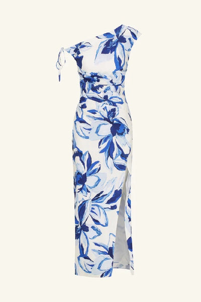 SHONA JOY - STEVIE GATHERED MAXI DRESS - BLUEBELL WALLPAPER - PERTH STOCKIST - AUSTRALIAN STOCKIST - WA STOCKIST - AUSTRALIA STOCKIST - AUS STOCKIST - PERTH BOUTIQUE - WA BOUTIQUE - AUS BOUTIQUE - AUSTRALIA BOUTIQUE 